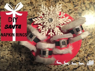 DIY |  Santa Napkin Rings | 2016