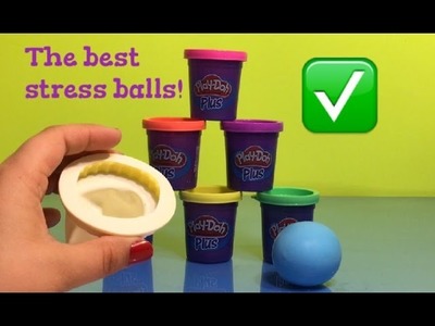 DIY: Squishy Stress Balls |Easiest Way to Make Stress Balls |Play-doh plus |AM TOYS 'N' PLAY-DOH