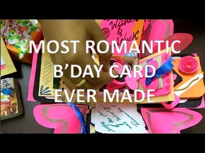 Handmade Birthday Cards | DIY | Explosion box | Pop-ups and sliding included