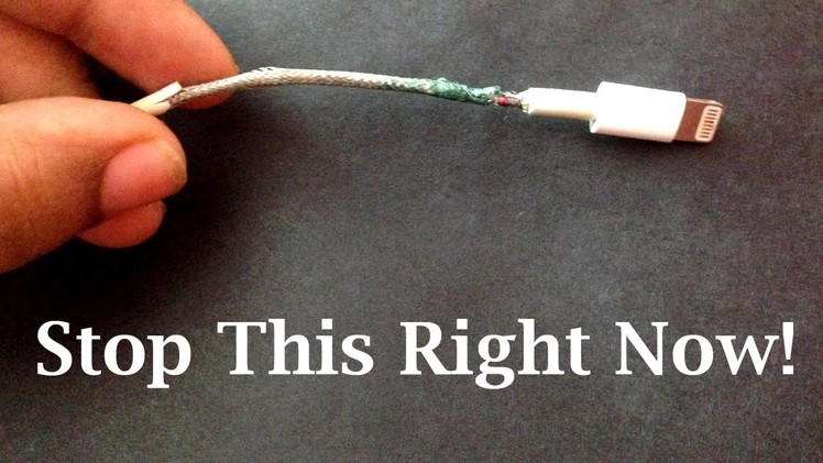 How to Stop Your iPhone Charger from Breaking | LifeHacker | DIY | Apple