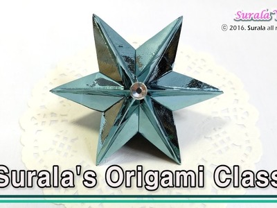 Papermade Stars for Christmas trees (Origami, DIY)