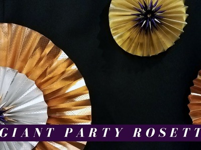 Rinea Foil DIY Giant Party Rosettes