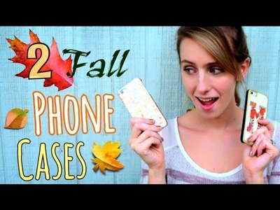2 DIY Fall Phone Cases!