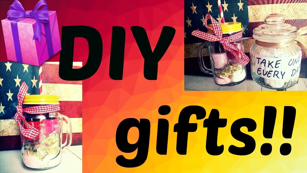 Cute DIY easy and cheap gifts for friends || wishing jar & gift mug