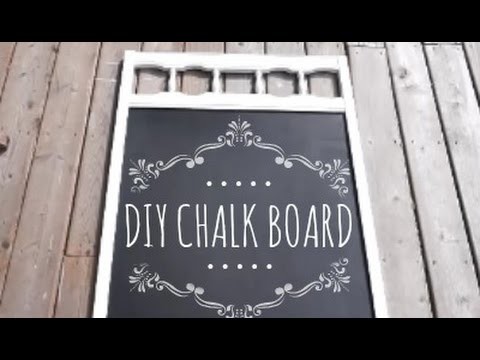 DIY Chalk Board & Paint!