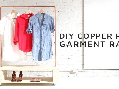 DIY Copper Pipe Garment Rack