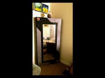 DIY-Decorative mirror under 22$ using cardboard |easy 5 steps|beautiful n grand