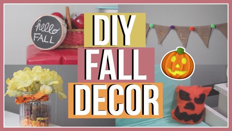 DIY FALL ROOM DECOR! | Diy American Girl Doll Halloween and Fall Room Decor! 2016