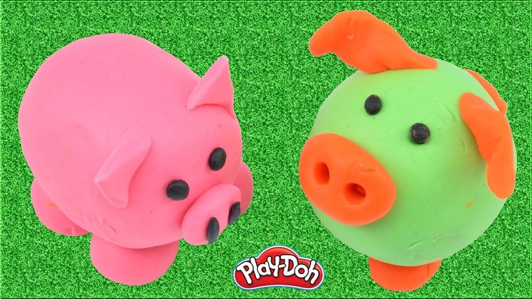 DIY How To Make Pigs With Play Doh Creative Fun Stop Motion