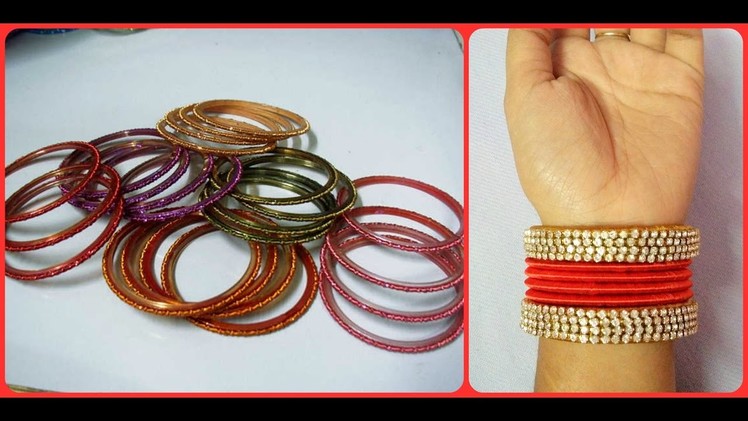 DIY: How to turn your old bangles into bridal chuda I Silk thread Bangles I Creative Diaries