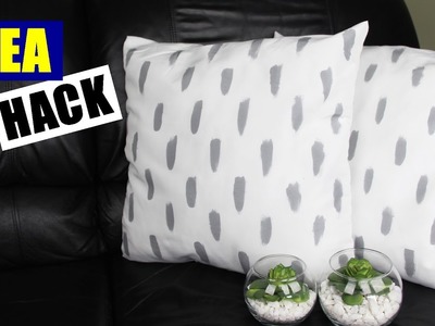 DIY Ikea Hack | Easy DIY Pillows | Cheap and Easy DIY Throw Pillow | DIY Home Decor