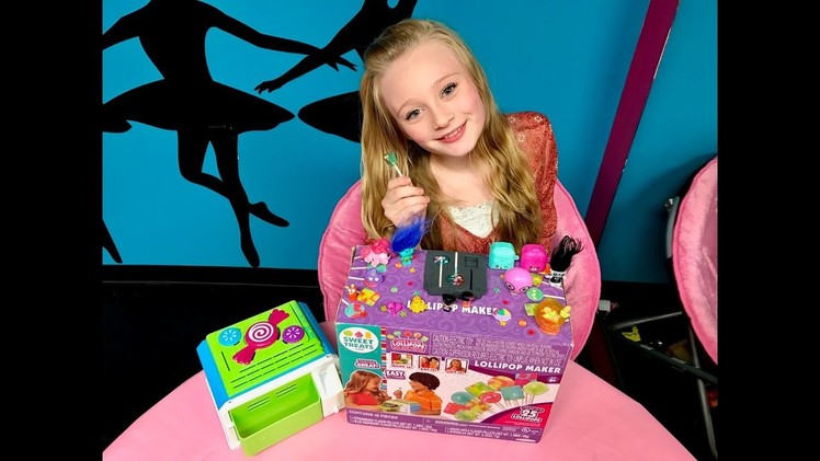 DIY lollipop candy maker how to make real lollipops and huge blind bag toy haul w. Princess Ella