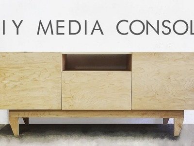 DIY Mid-Century Modern Credenza. Console Table | Modern Builds | EP. 49