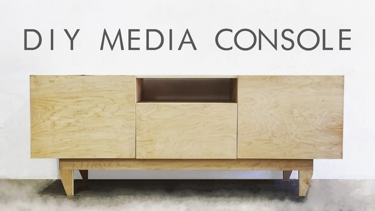 DIY Mid-Century Modern Credenza. Console Table | Modern Builds | EP. 49