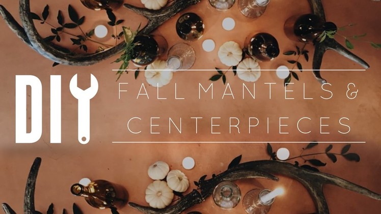 DIY Pinterest Fall Centerpieces & Mantel Decor. Collab with Haley Cairo + GIVEAWAY