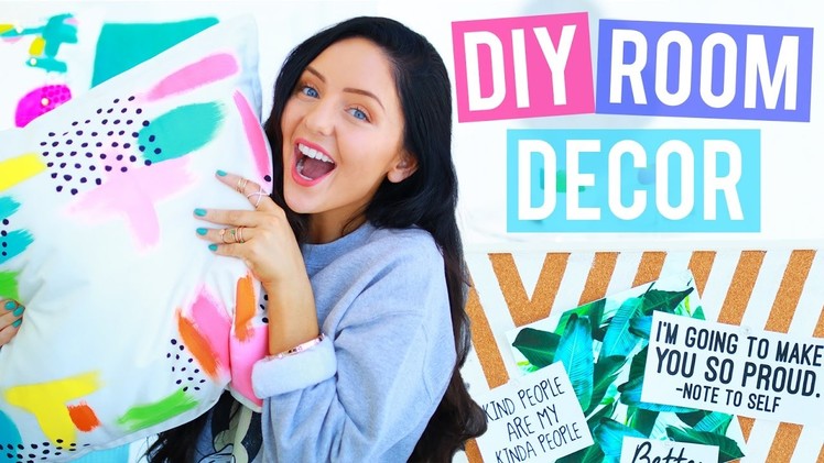 DIY Room Decor You NEED To Try! Easy & Affordable! Bedroom Makeover, DIY Pillows + more!