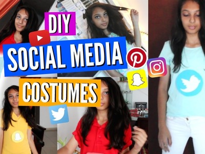 DIY Social Media Halloween Costumes 2016! I Zaara Ali Zain