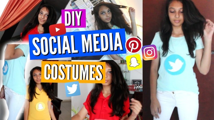 DIY Social Media Halloween Costumes 2016! I Zaara Ali Zain