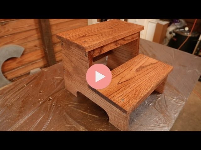 DIY Wooden Step Stool