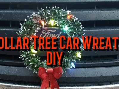 Dollar Tree DIY Car Wreath