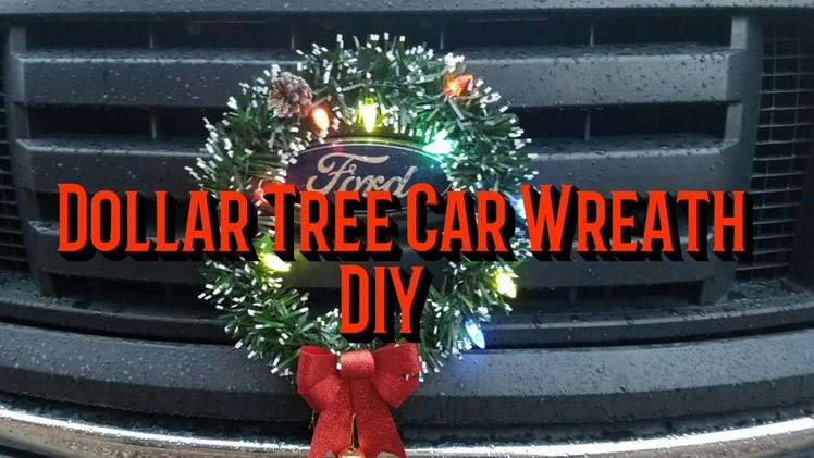 Dollar Tree DIY Car Wreath
