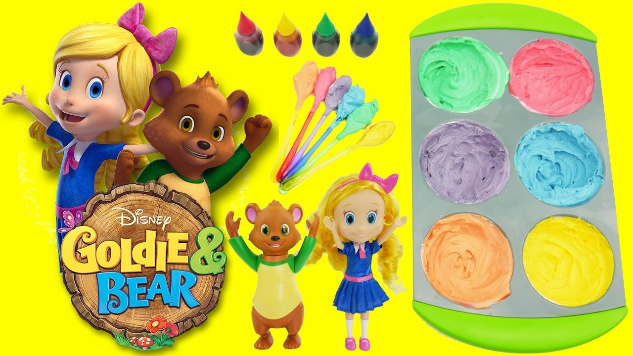 disney junior goldie and bear doll set