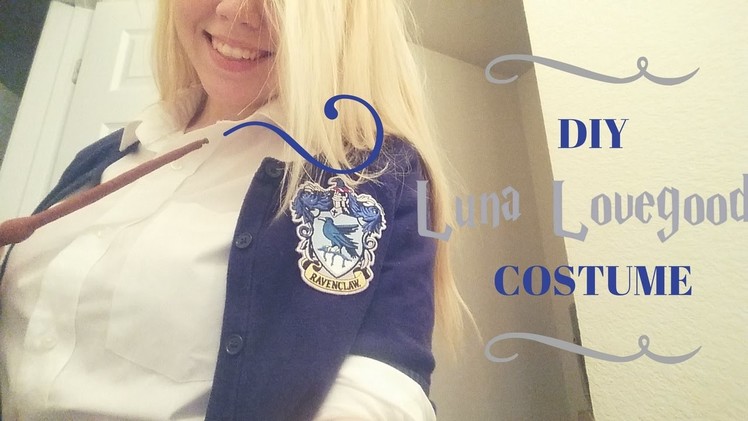 Halloween DIY   Luna Lovegood Costume   CHEAP HARRY POTTER GEAR Ravenclaw