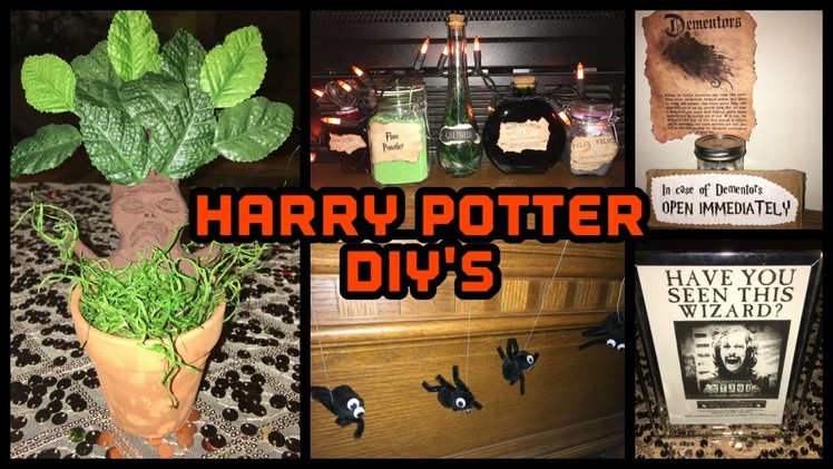 Harry Potter Halloween Inspired DIY's