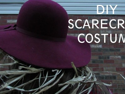 Last minute DIY Scarecrow Costume!