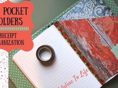 Receipt Organization: DIY Pocket Folders