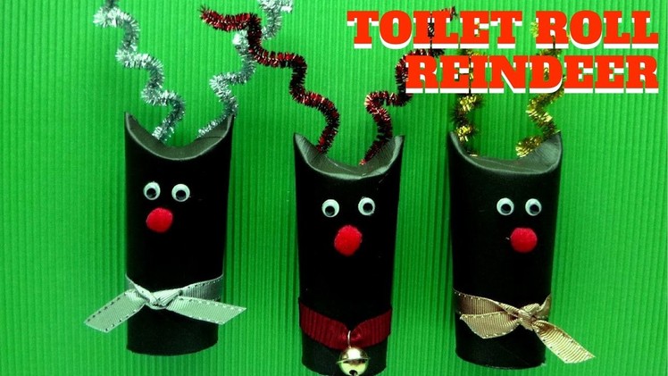 Christmas Craft - Toilet Paper Roll Reindeer - Toilet Paper Roll Craft