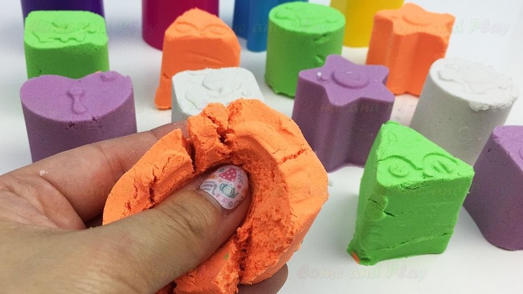 DIY How to Make Kinetic Sand Colors and Shapes Creative and Fun for Kids