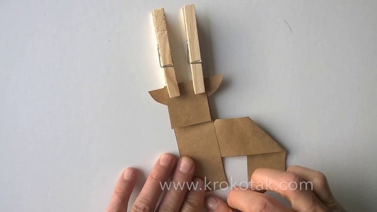 Easy To Make Paper Rudolph