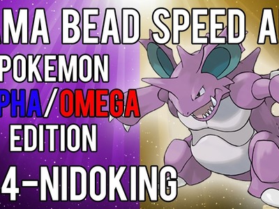 Hama Bead Speed Art | Pokemon | Alpha.Omega | Timelapse | 034 - Nidoking