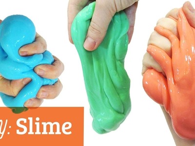 How to make slime, homemade squishy: Slime DIY