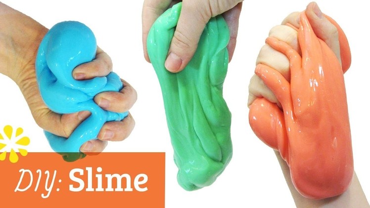 How to make slime, homemade squishy: Slime DIY
