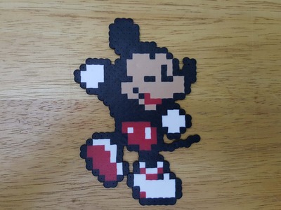 Mickey Mouse (Perler Bead - Time Lapse)