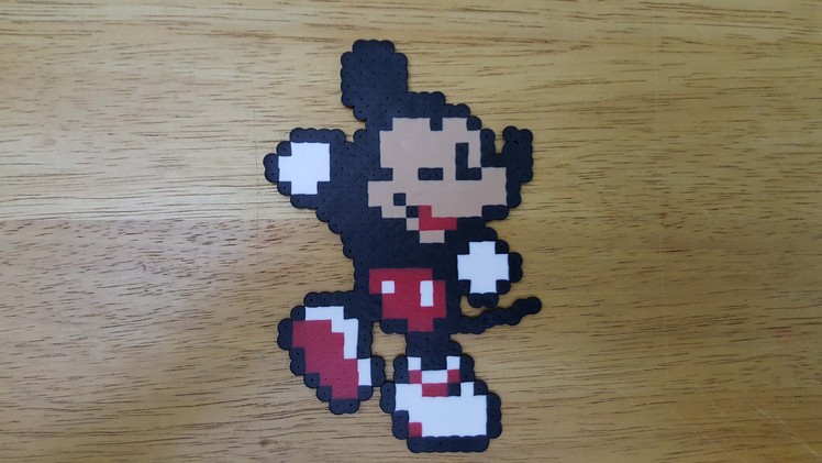 Mickey Mouse (Perler Bead - Time Lapse)