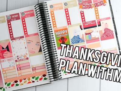 Thanksgiving Plan With Me ft. Gilmore Girls kit from Pretty on Paper Co!. Creating&Co