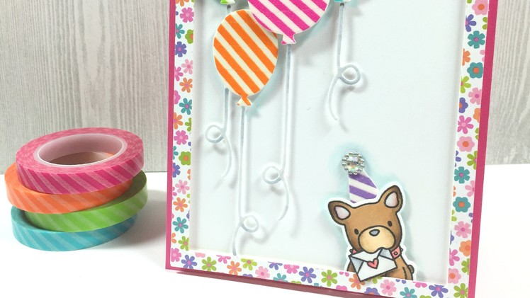 A Washi Tape Birthday Card | Happy National Scrapbook Day!