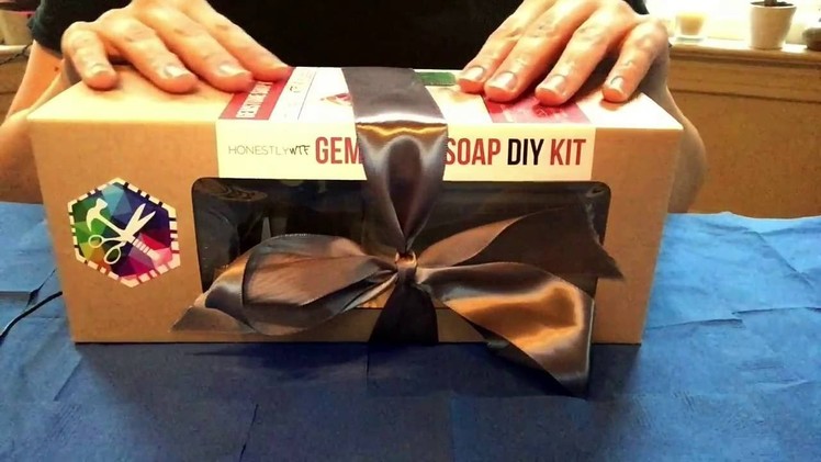 ASMR DIY Gemstone Soap Making Kit Tutorial (Tapping + Whispering)
