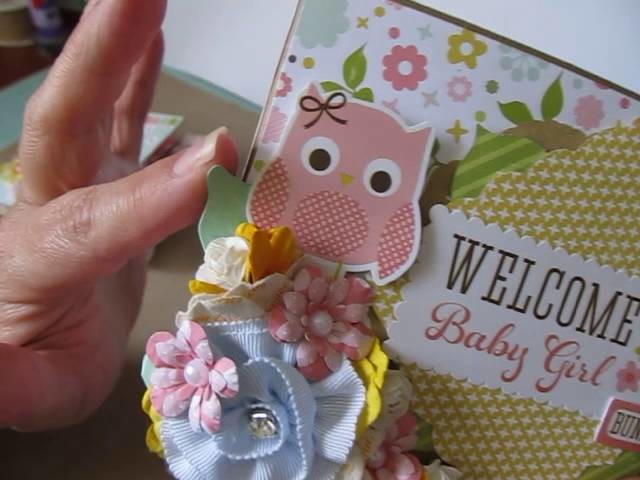 Baby Girl Layout & Two Mini Scrapbook Albums