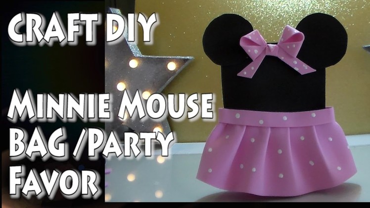 Craft DIY: Minnie Mouse Bag (Party Favor).by Cup n Cakes Gourmet