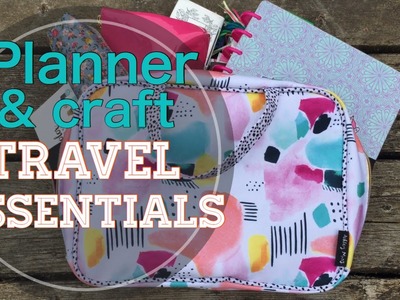 Craft & Planner Travel Essentials. What's in my bag | I'm A Cool Mom