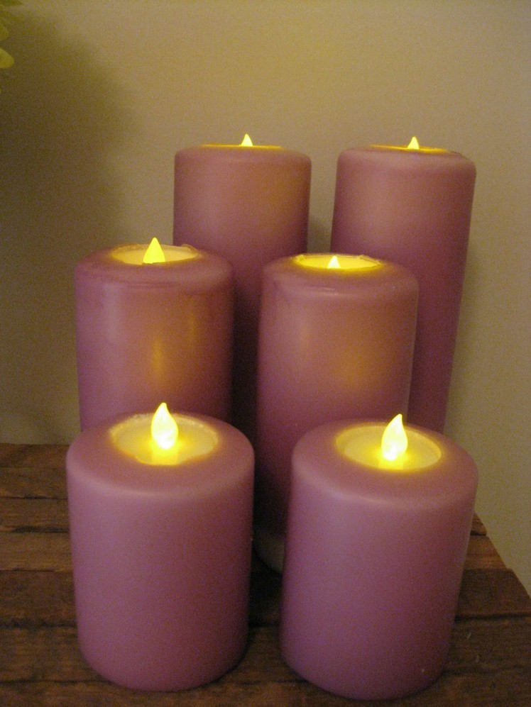 Dipped Pillar Candles by Village Craft and Candle