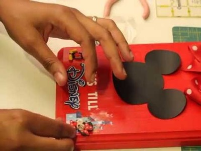 Disney countdown craft with Mickey mouse die
