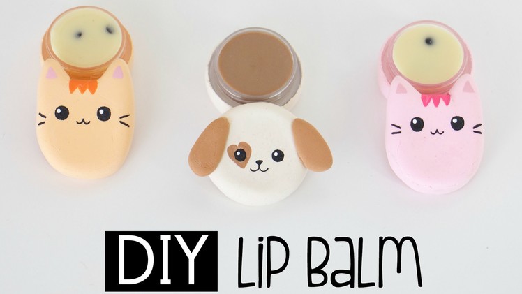 DIY Cat & Dog Lip Balm From Scratch - Chocolate and Cookies & Cream Flavour