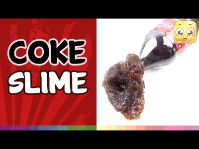 DIY Coke Slime without Borax or Liquid Starch, Detergent, Eye drops, Baking Soda | Fun Easy Cola
