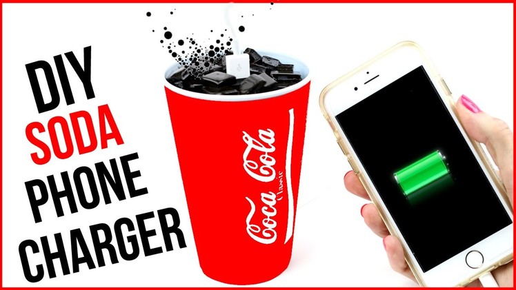DIY Crafts: Coca Cola Phone Charger - Soda DIYs - Cool DIY Project!