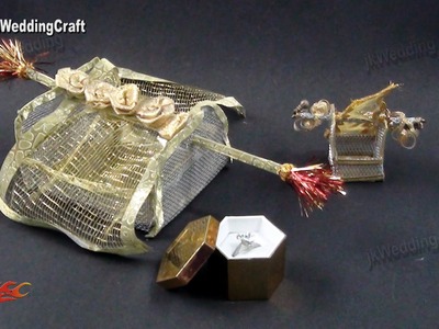 DIY Doli Pattern Ring Box | How to make | JK Wedding Craft 101